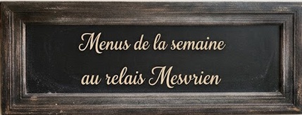 Menus de la semaine